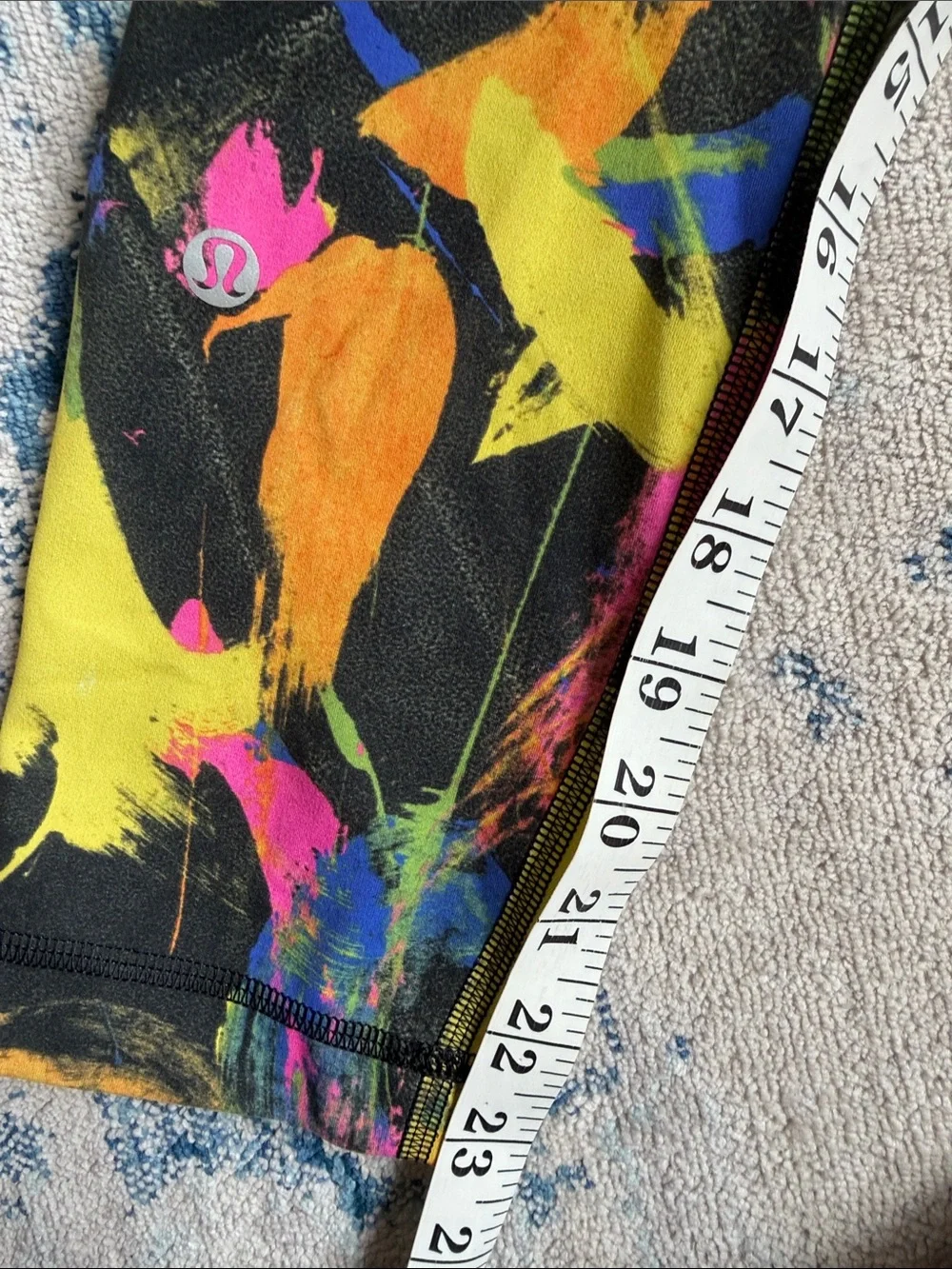 lululemon athletica Kids Neon Brushstroke Leggings